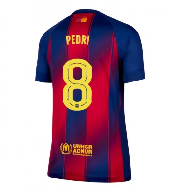 Lacne Ženy Futbalové dres Barcelona Pedri Gonzalez #8 2025-26 Krátky Rukáv - Domáci
